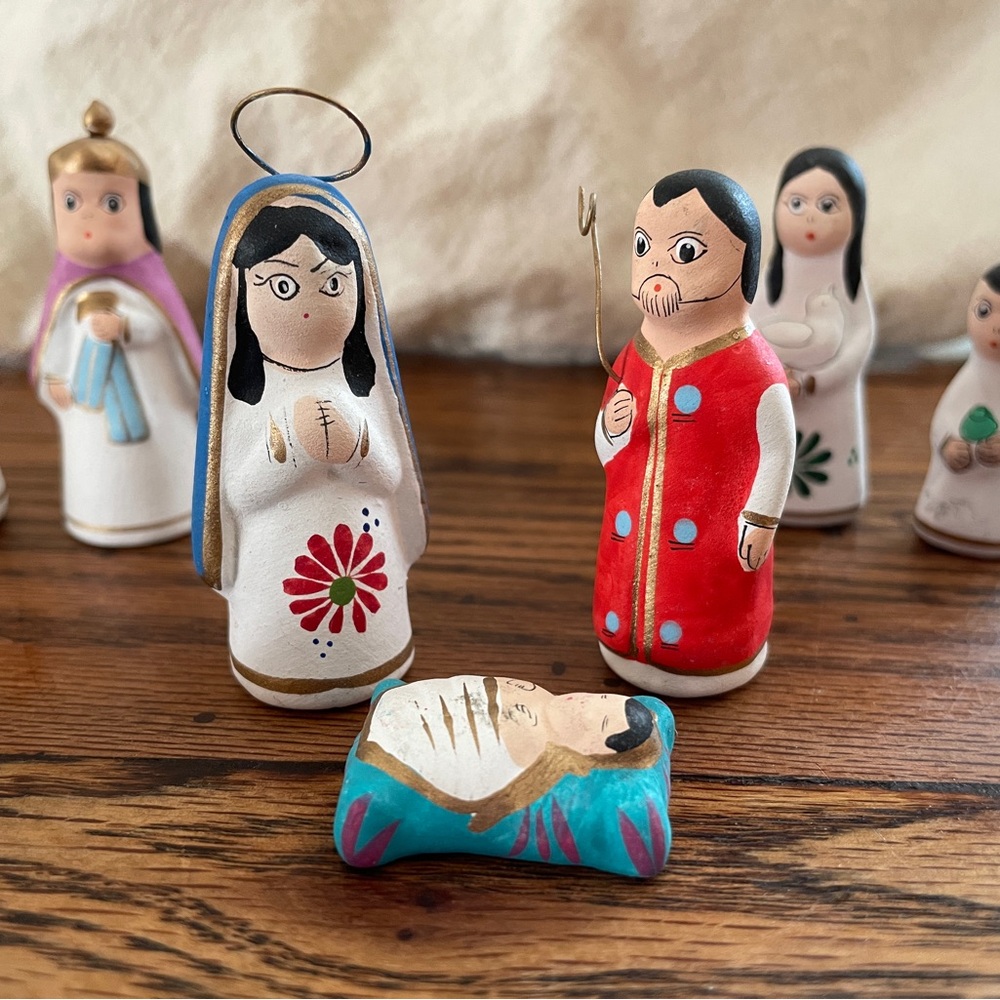 Hand-Painted Nativity Figurines